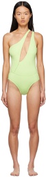 Solid & Striped Green 'The Issi' One-Piece Swimsuit