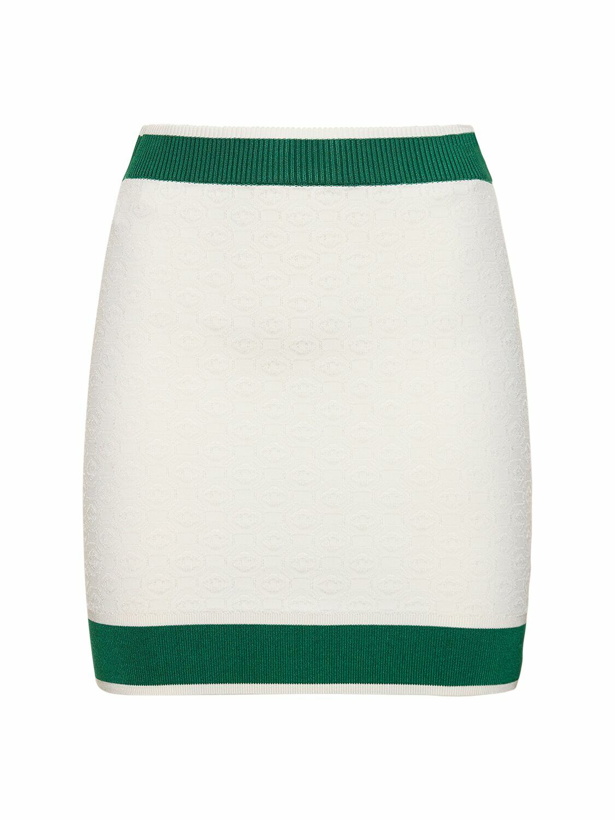 Photo: CASABLANCA - Knit Mini Skirt