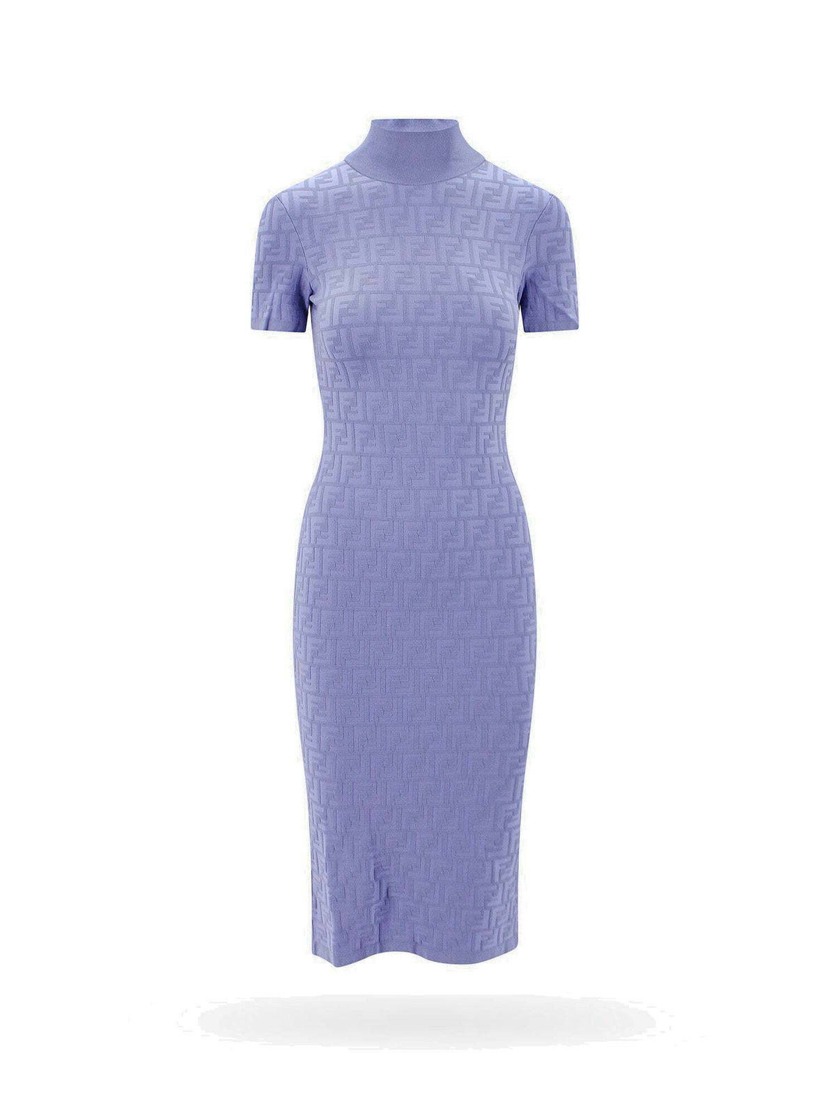 ワンピース FENDI LIGHT-BLUE SILK BLEND DRESS 2120100007582_1.jpg