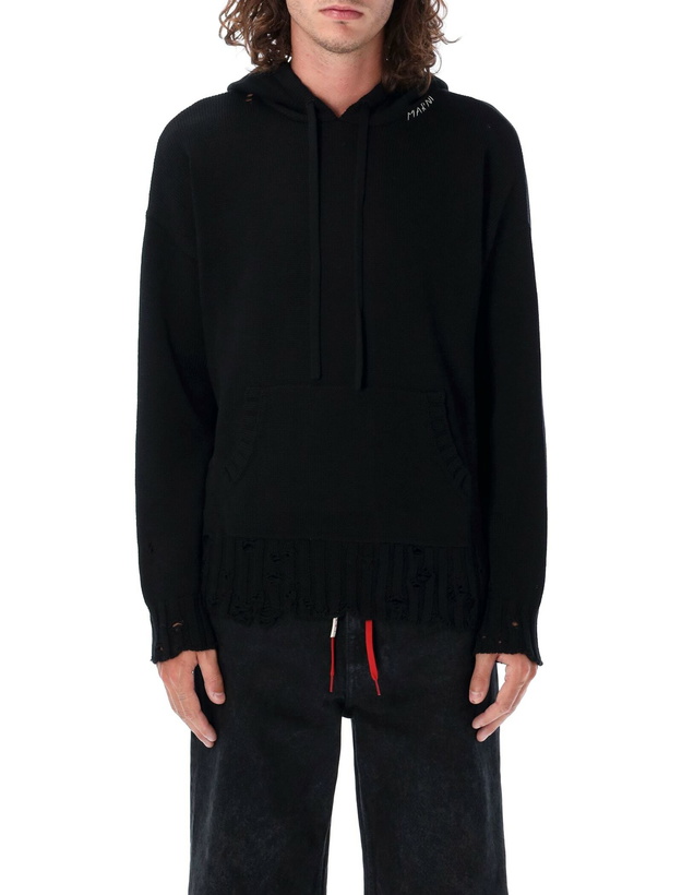 Photo: Marni Hooded Broken Knit