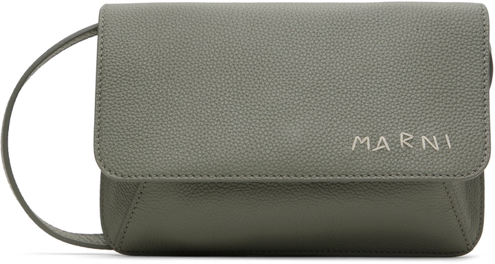 Photo: Marni Gray Marni Mending Embroidery Leather Shoulder Bag
