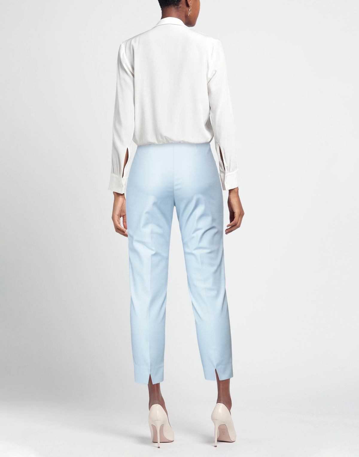 Peserico Womens Pants Sky in Blue
