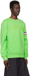 Moncler Green Crewneck Sweatshirt