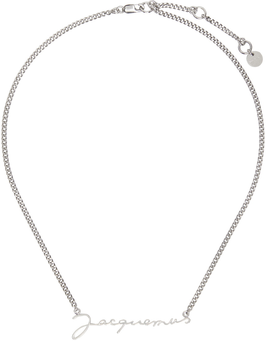 Jacquemus Silver Le Papier 'La Chaine' Necklace Jacquemus