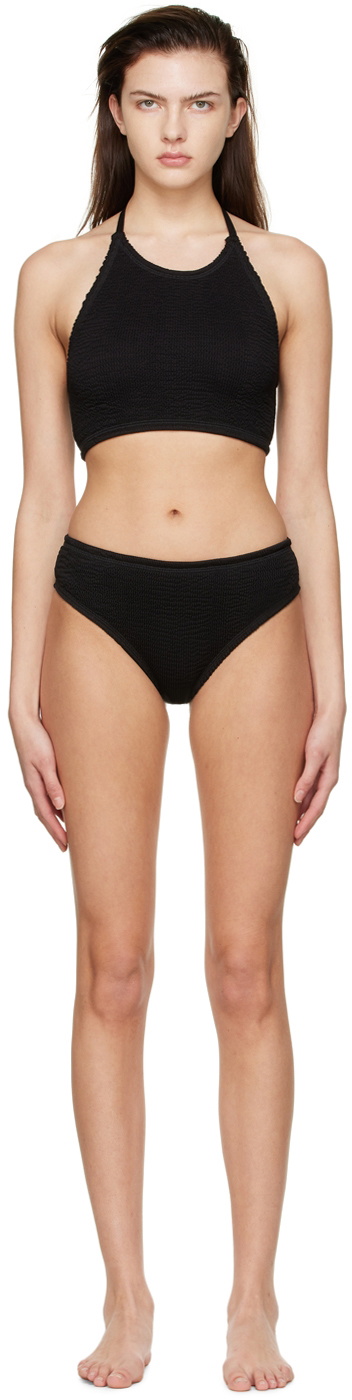 Venuja Women's Nylon Bikini Black