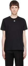 Courrèges Black Cotton T-Shirt