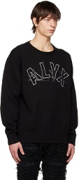 1017 ALYX 9SM Black Arch Sweater