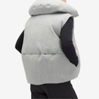 Jil Sander Women's Down Vest in Grey Scale