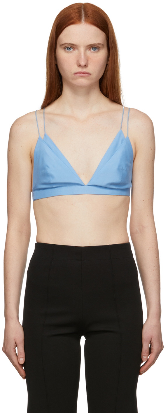 Gauge81 Blue Silk Hakone Bralette