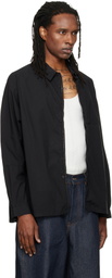 YMC Black Blackout Overshirt