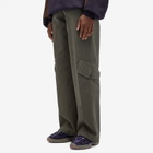 Dries Van Noten Men's Paxford Garment Dyed Cargo Pants in Grey