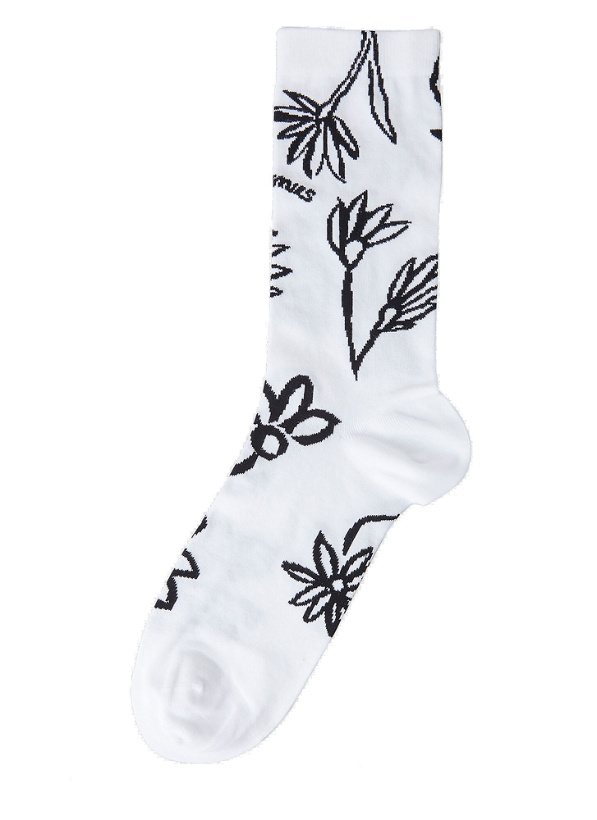 Photo: Les Chaussettes Giardino Socks in White