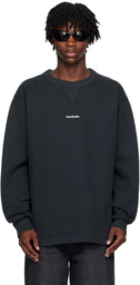 Acne Studios Black Printed Sweatshirt