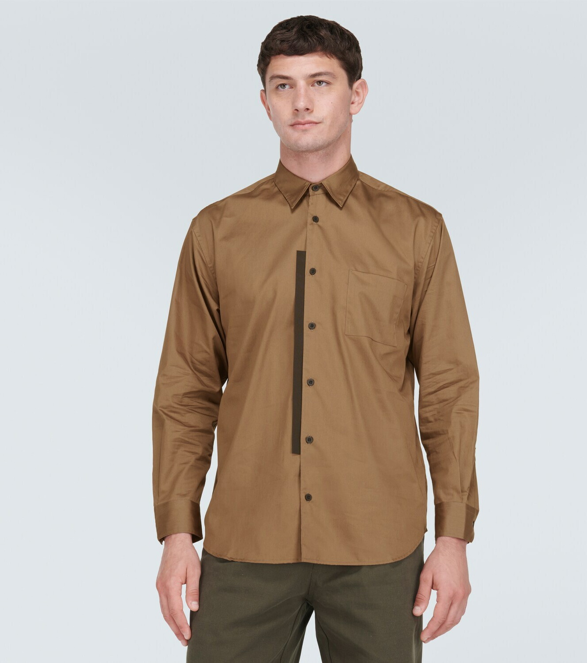 GR10K Cotton poplin shirt