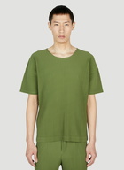 Homme Plissé Issey Miyake - Pleated T-Shirt in Green