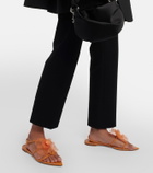 Nensi Dojaka - Appliqué leather thong sandals