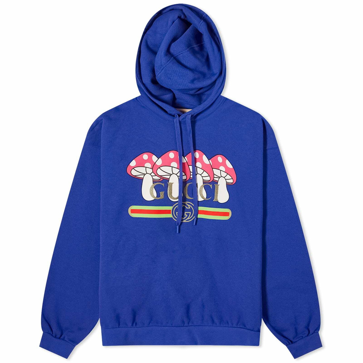 Gucci Kids graphic-print hoodie - Blue
