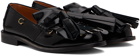 Marni Black Leather Bambi Loafers