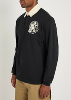 Billionaire Boys Club Appliquéd Cotton Rugby top Black