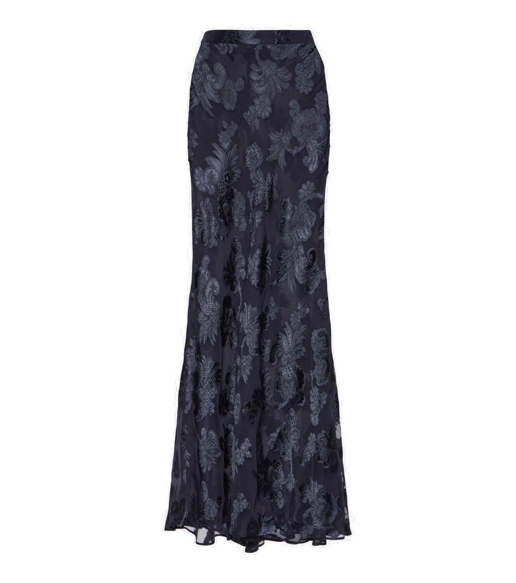 Etro Floral embroidered maxi skirt Etro