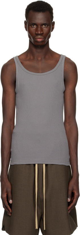 Photo: SKIMS Three-Pack Multicolor 'SKIMS Cotton' Rib Tank Tops