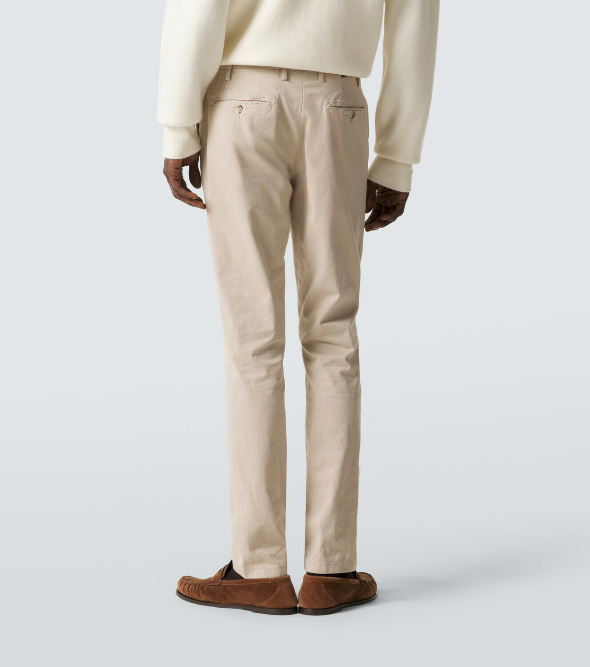 Canali Cotton straight chinos