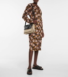 Marni Floral-printed pleated midi dress
