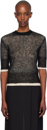 BOSS Black Sheer Sweater