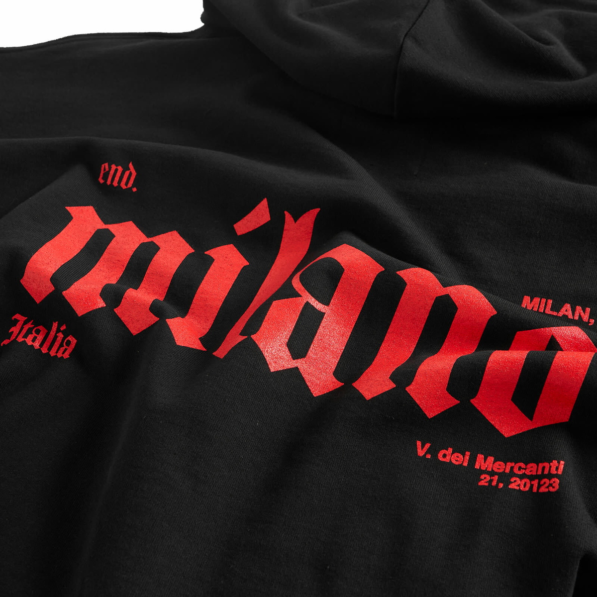 END. City Series 2.0 Milan Hoodie in Black