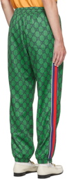 Gucci Green GG Web Track Pants