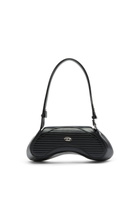 Diesel Play - Crossbody bag in quilted perforated PU - Crossbody Bags Womens in Black