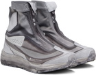 11 by Boris Bidjan Saberi Gray Salomon Edition Bamba 2 High V2 Sneakers