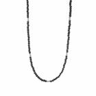 Uniform Experiment Men's Beads Necklace in Black