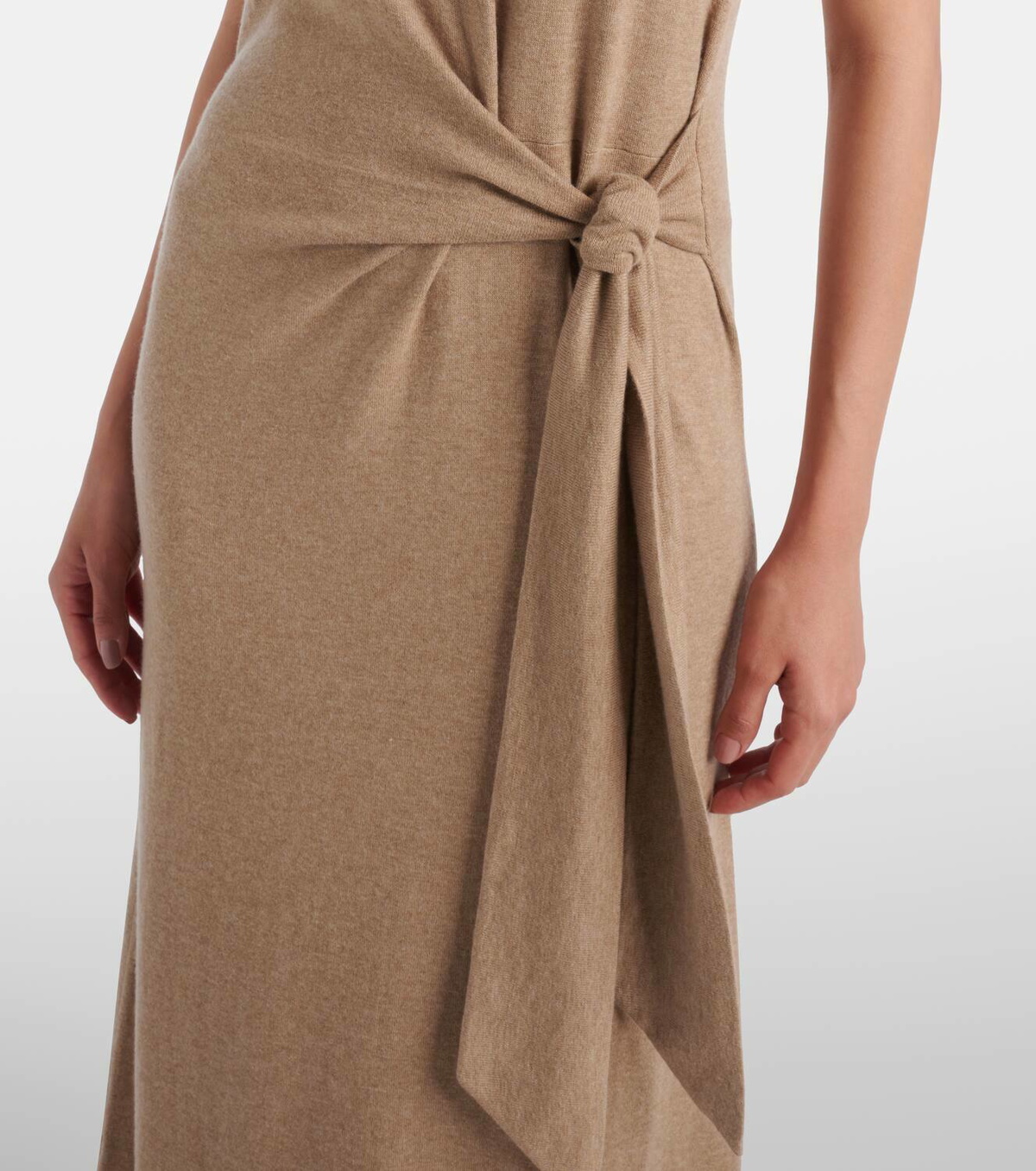 Lisa Yang Angeline cotton and cashmere maxi dress