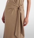 Lisa Yang Angeline cotton and cashmere maxi dress