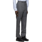 Thom Browne Grey Wool Classic 4-Bar Trousers