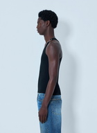 Jean Paul Gaultier Ribbed Tank Top with Metal Hardware