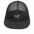 Arc'teryx Norvan Mesh 5 Panel Cap in Black/Arctic Silk