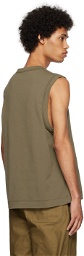 MHL by Margaret Howell Khaki Tennis-Tail Tank Top