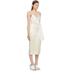 1017 ALYX 9SM Beige and White Foulard Formal Dress