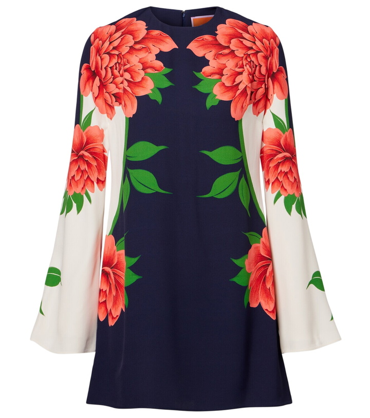 Photo: La DoubleJ Supremes printed satin minidress