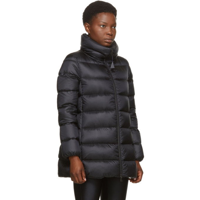 Moncler Black Down Anges Coat Moncler