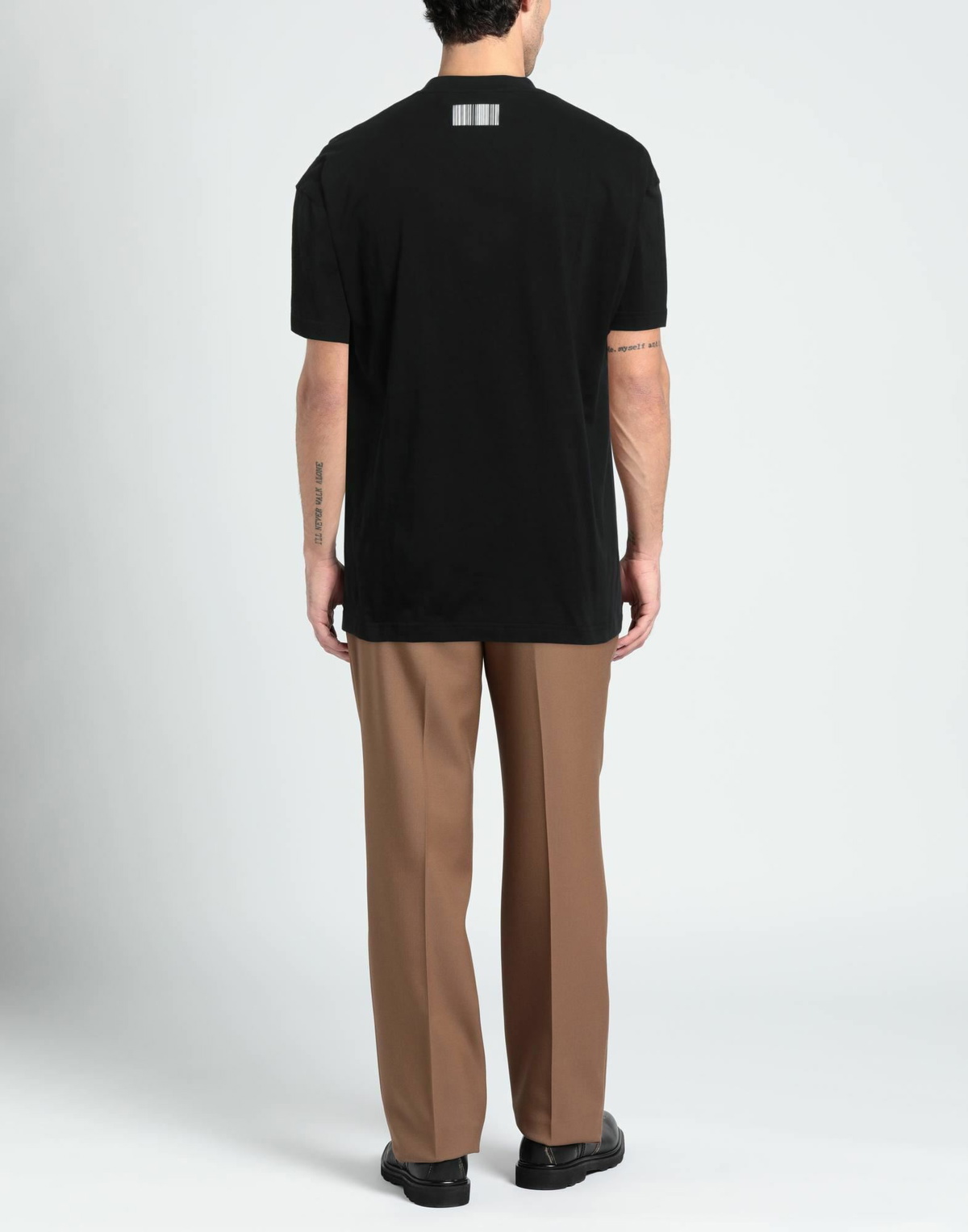 Vetements Mens T-shirt in Black