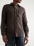 Portuguese Flannel - Checked Wool-Tweed Shirt - Brown