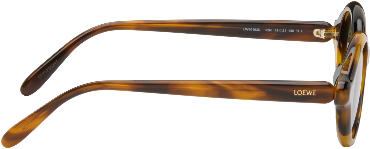 LOEWE Brown Epsilon Slim Sunglasses Loewe
