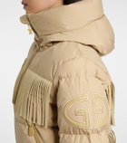 Goldbergh Marna fringed down ski jacket