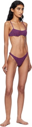 Fruity Booty Red Radicchio Bikini Top