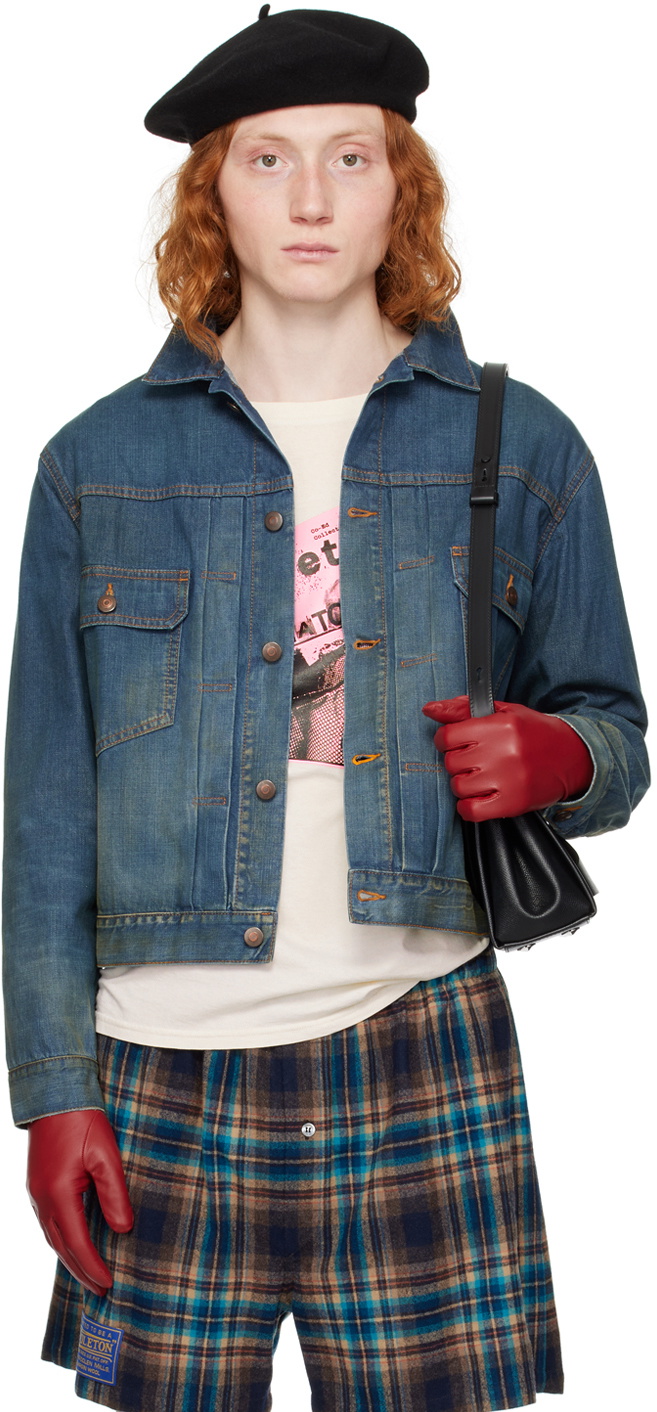 Maison Margiela Blue Cotton Denim Jacket