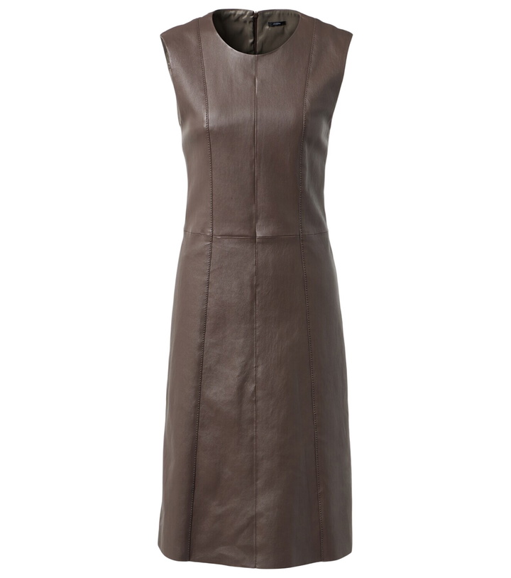 Photo: Joseph Leather midi dress