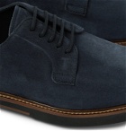 Tod's - Suede Derby Shoes - Blue